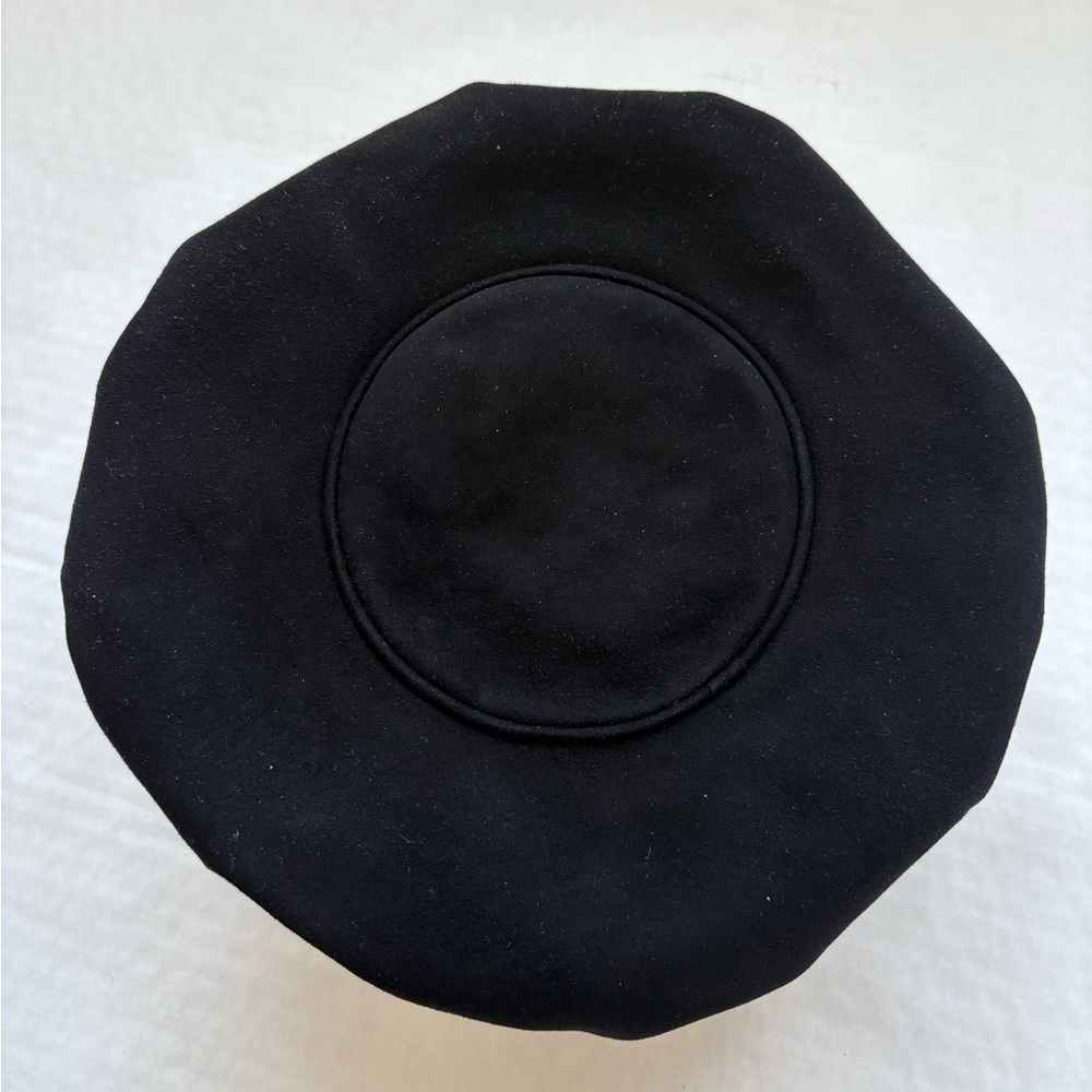 Vintage Salvatore Ferragamo Black Suede Bucket Bag Shoe Charm Limited Edition - Picture 11 of 16